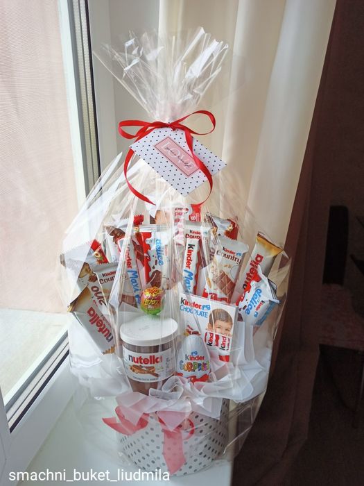 Букет из конфет  подарок вкусный букет съедобный букет солодкий бокс