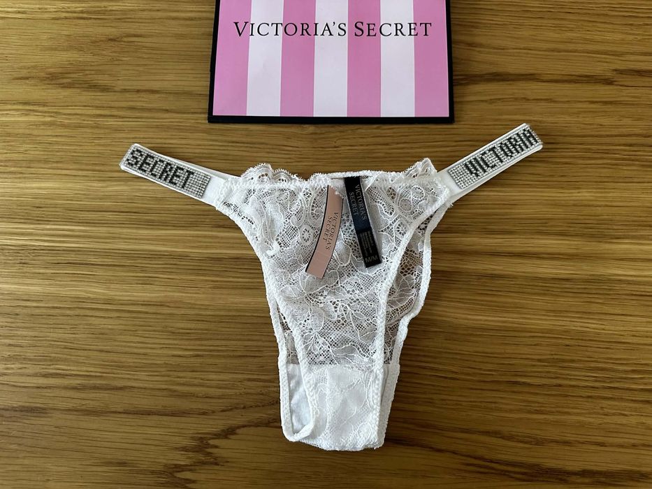 NOWE majtki Victoria’s Secret rozmiar S / M, cyrkonie