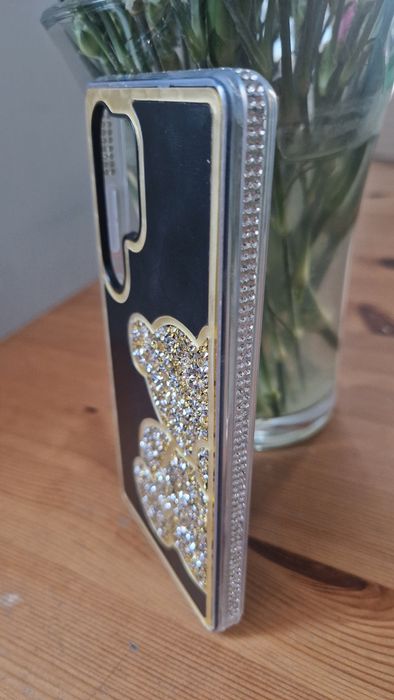 Teddy Bear Case do Samsung Galaxy S25 Ultra złoty