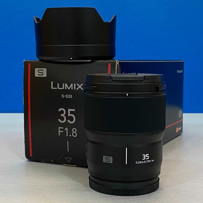 Panasonic Lumix S 35mm f/1.8 (NOVA - 3 ANOS DE GARANTIA)
