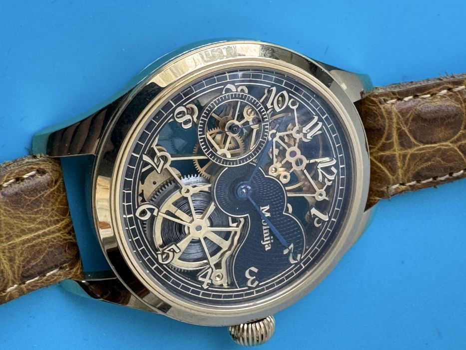 Часы молния ( марьяж-скелетон)