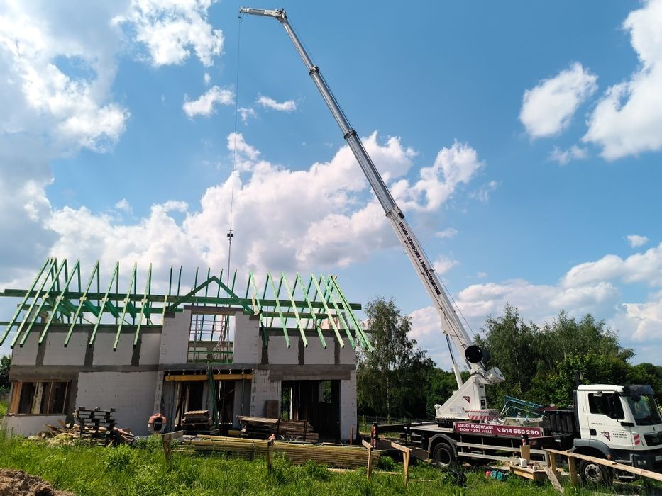 Usługi dźwigowe i podnośnikowe