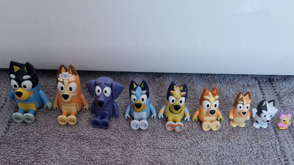 Wielki zestaw Bluey Domek i Kamper oraz figurki Moose Toys Oryginaly