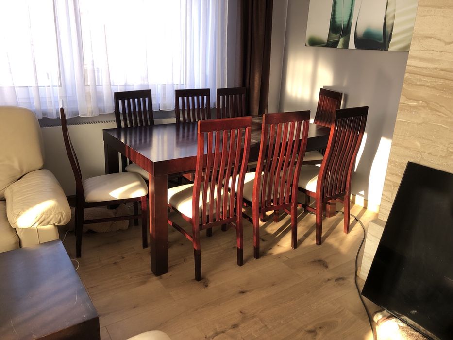 Stół duży rozkładany wenge 95x180x350 rozkładany