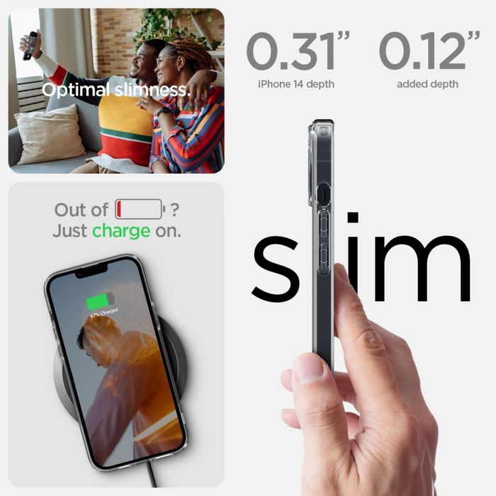 Spigen Ultra hybrid iPhone 14 crystal clear