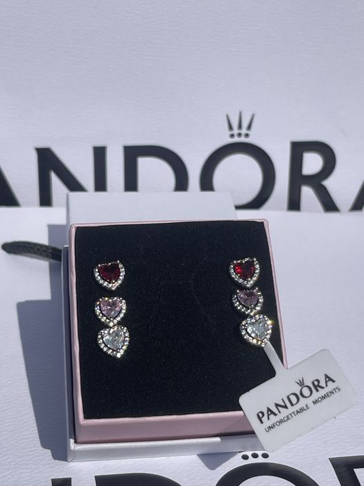 Сережки Pandora по супер ціні