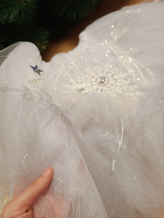 Спідниця сніжинка та обруч набір