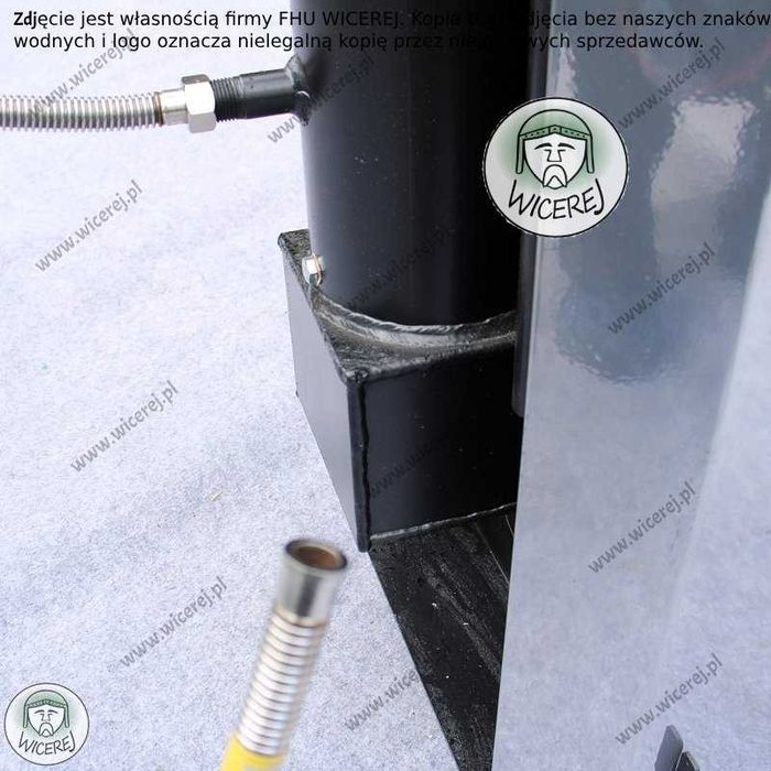 Generator pary wodnej do topiarki parowej Opalany Drewnem