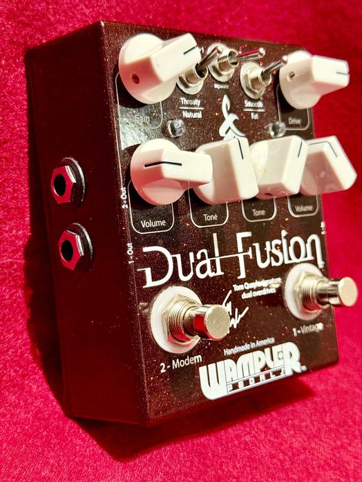 Wampler Dual Fusion Tom Quayle Signature Overdrive Pedal Guitarra