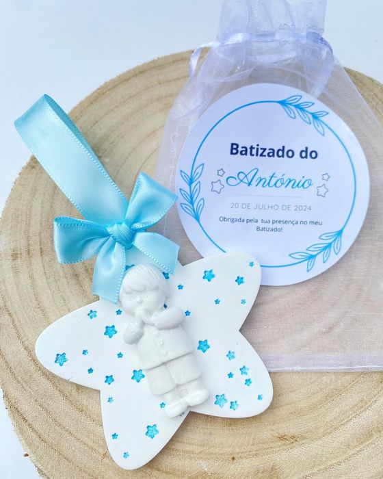 Lembrança para Batizado, aniversário em gesso perfumado