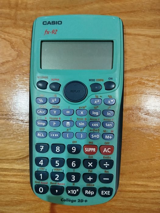 Науковий калькулятор casio fx 92 collège 2D+
