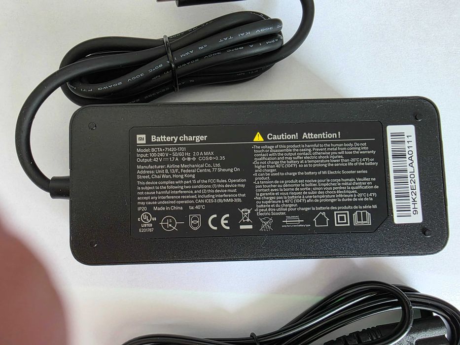 Ładowarka do hulajnogi dla Xiaomi M365 1S Pro Pro2 Es1 2 4