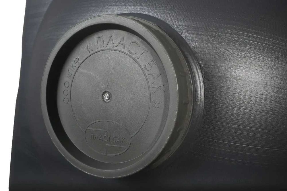 Бак для душу пластиковий плоский 100л, 150л, 200л чорний