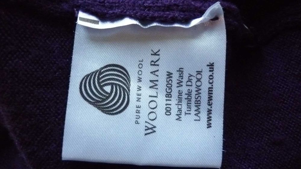 EWM-wełniany damski sweter r; S/M