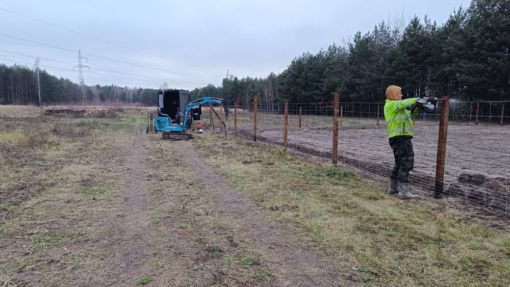 Ogrodzenia tymczasowe siatka leśna laiht medium siatka ogrodzeniowa