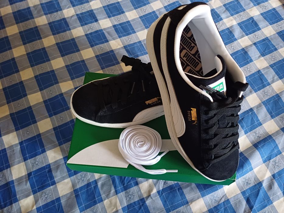 Sapatilhas puma de camurça