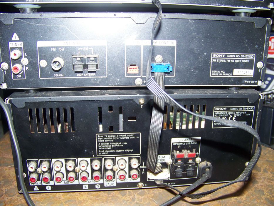 MIDI SONY EX 50 – Amplifier and CDs OK – No Speakers64409251749378124