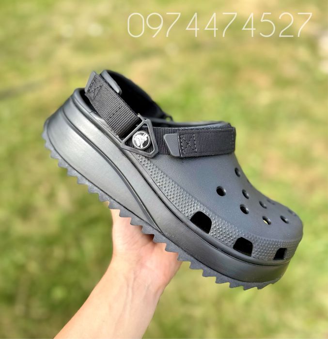 Сабо Classic Hiker Black Black унісекс крокс