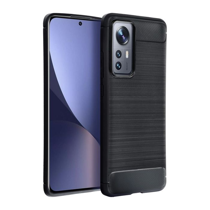 Futerał Carbon Do Realme A5 Pro Czarny