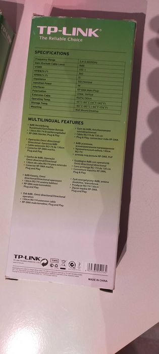 2 Antenas Omni-direcional Interna de mesa e 1 D-Link Adaptador