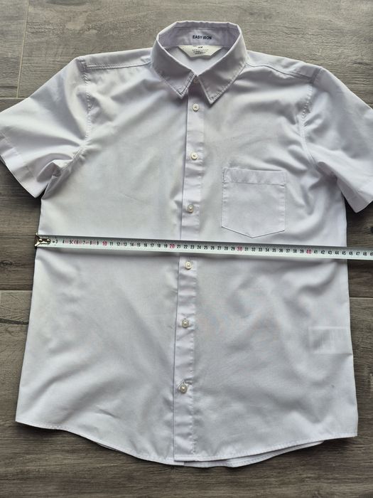 Biała koszula dla chłopca r 158