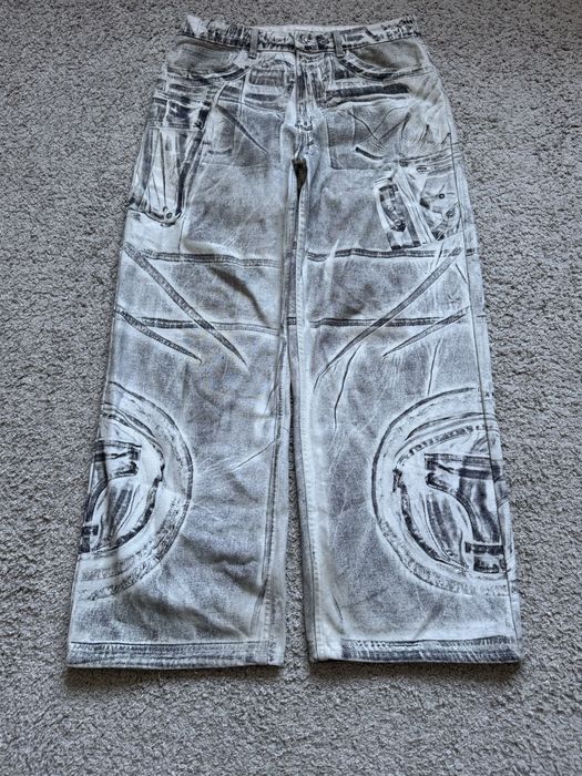 Штаны широкие baggy balenciaga type опиум opium vintage archive винтаж архив