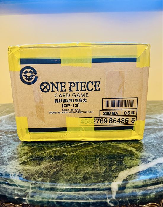 One piece TCG booster box Case OP-13 japoński (12x boxów) sealed