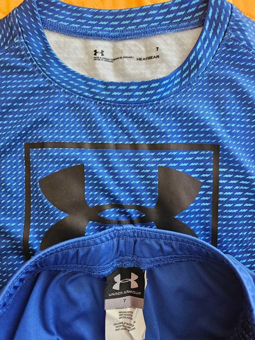 Spodnie dresowe, T-shirt i spodenki ADIDAS, rozm.7 lat, 128 cm z USA