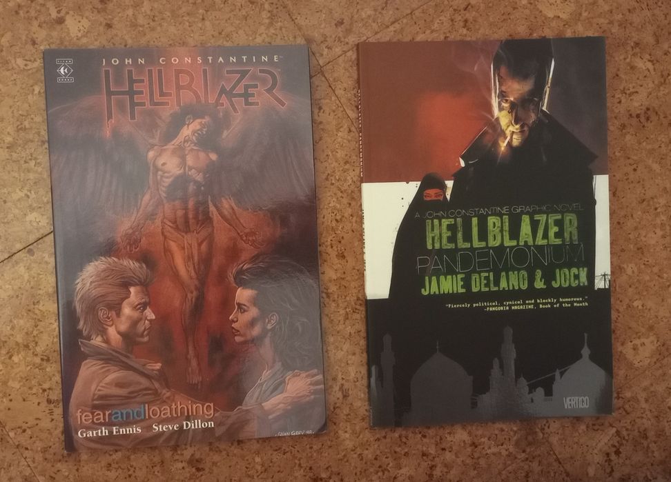 Coleções DC (Justice League, Hellblazer, Green Lantern, 100 Bullets)