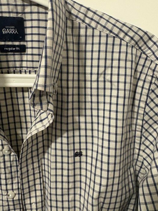 Camisa Quadrados Azuis e Brancos - Giovanni Galli - M - Nova