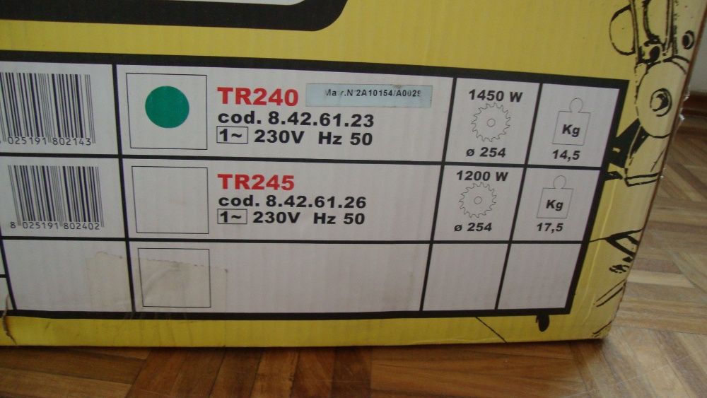 Serra eletrica com plataforma Femi TR240 para peças