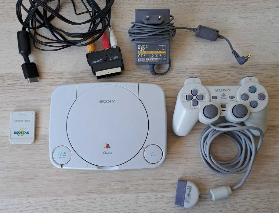 PS1 Completa – Comando, Cabos e Cartão de Memória Massamá E Monte ...