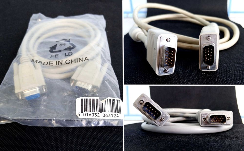 Кабели DIN 5p, BNC, USB, COM, LPT, VGA, ATA-33, FDD