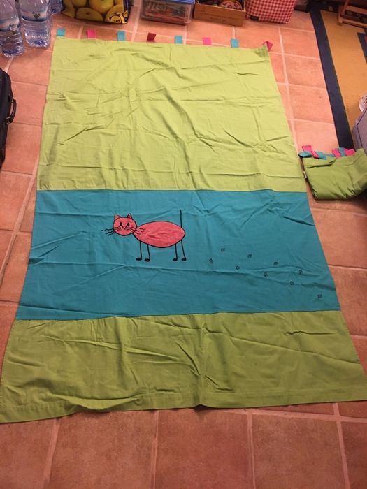 Cortinados infantis Loja Gato Preto