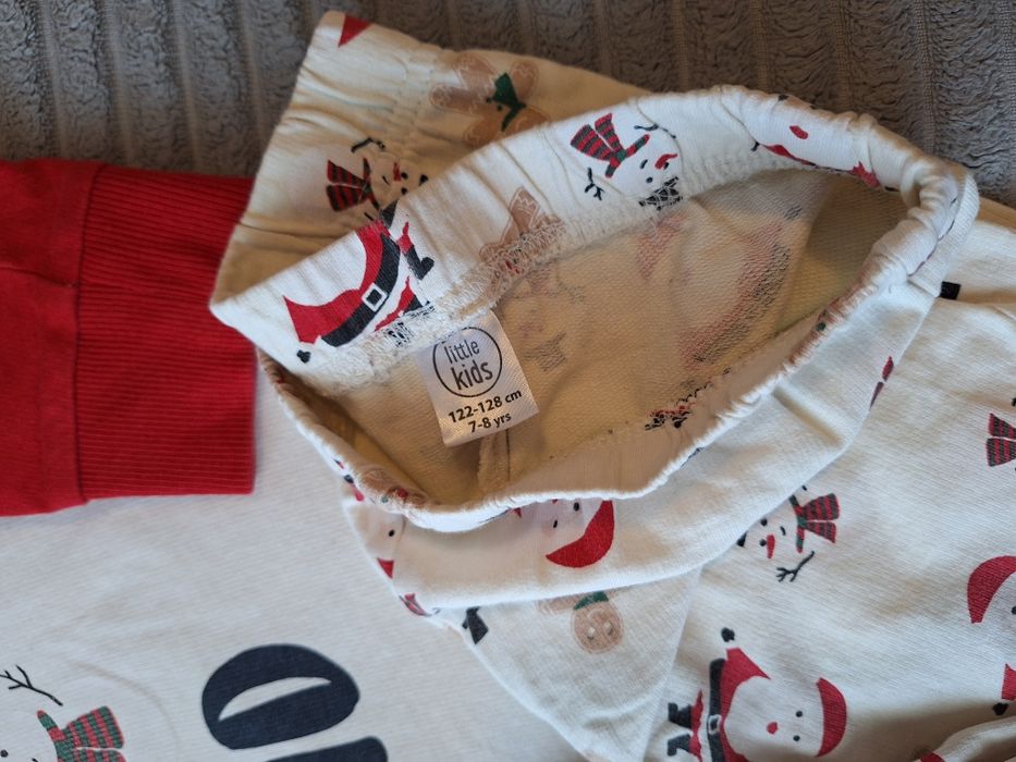 Zestaw 2szt. piżama świąteczna 116/122 H&M Pepco