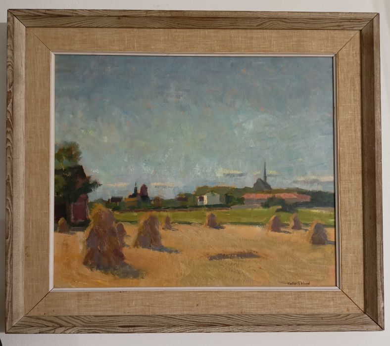 KALLE EKLUND (1891 - 1964) Impresjonizm Piękny pejzaż olejny. Galeria