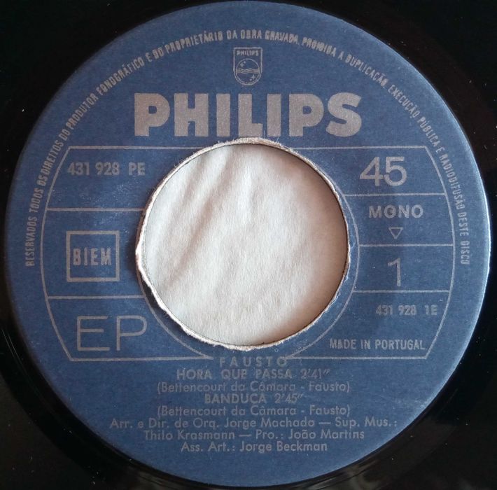 Fausto	- - - - -	Hora Que Passa	- - - - -	EP
