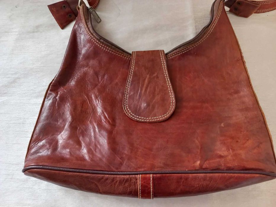 Винтажная кожаная сумка СССР.