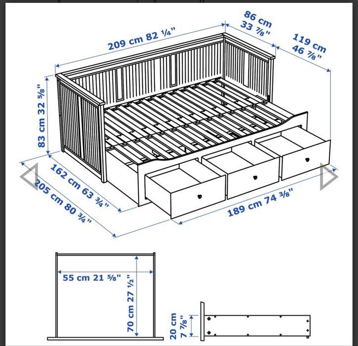Кушетка ліжко Ikea