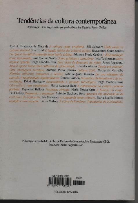 Tendências da Cultura Contemporânea