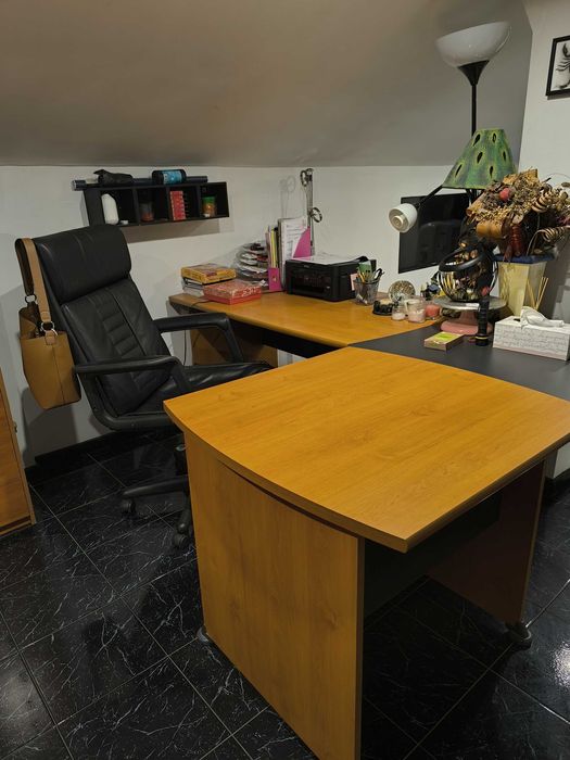 Secretaria em L C/Cadeira