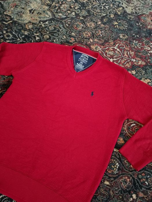 Sweter męski polo Ralph Lauren sesja święta świąteczny XL