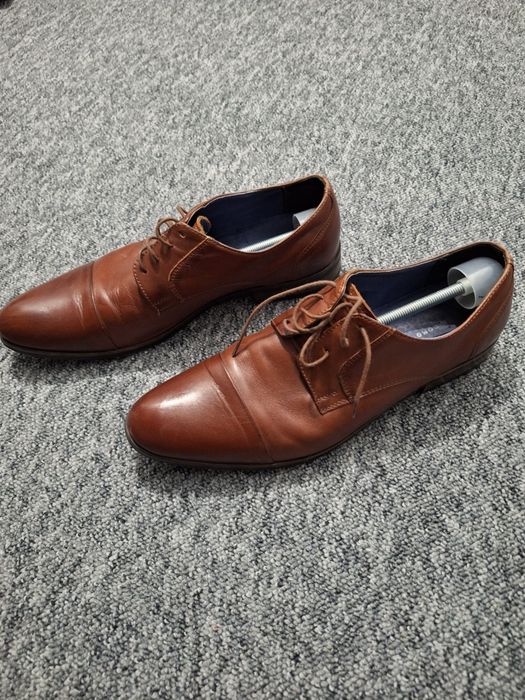 Buty męskie Gino Rossi skórzane brązowe r. 44