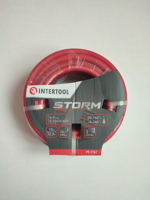 Шланг гибридный проф 20 атм.6×11/8×15/10×17 -10 м STORM INTERTOOL