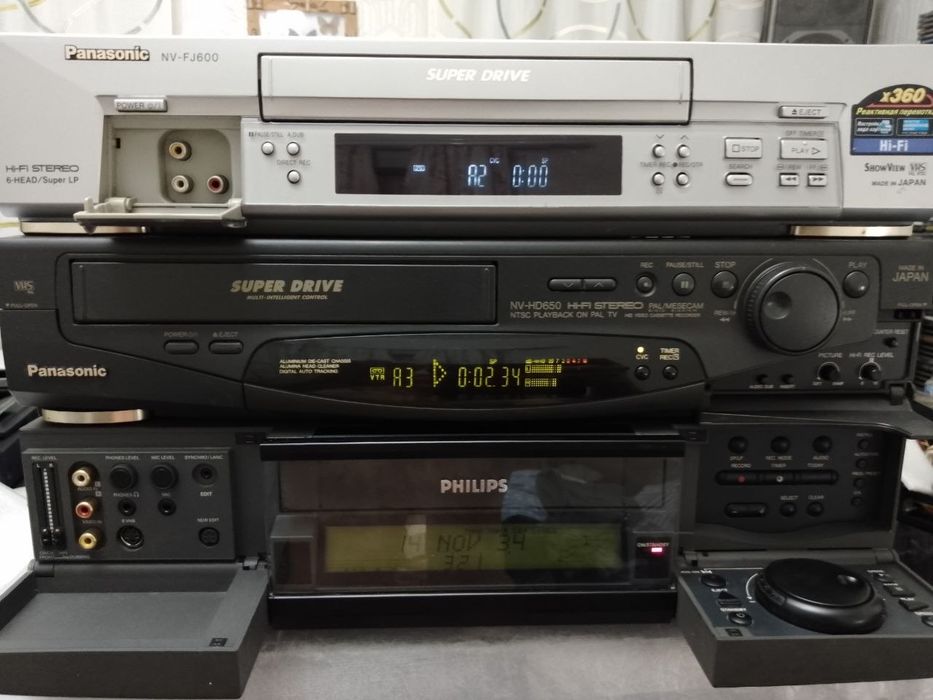 Видеомагнитофоны стерео hi fi