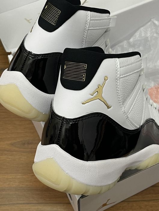 Кросівки Air Jordan 11 Retro Dmp Gratitude White/Black AJ11 чорно-білі