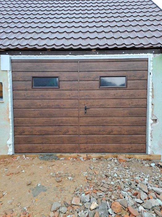 Brama garażowa, Drzwi stalowe, Brama na wymiar, Brama do muru