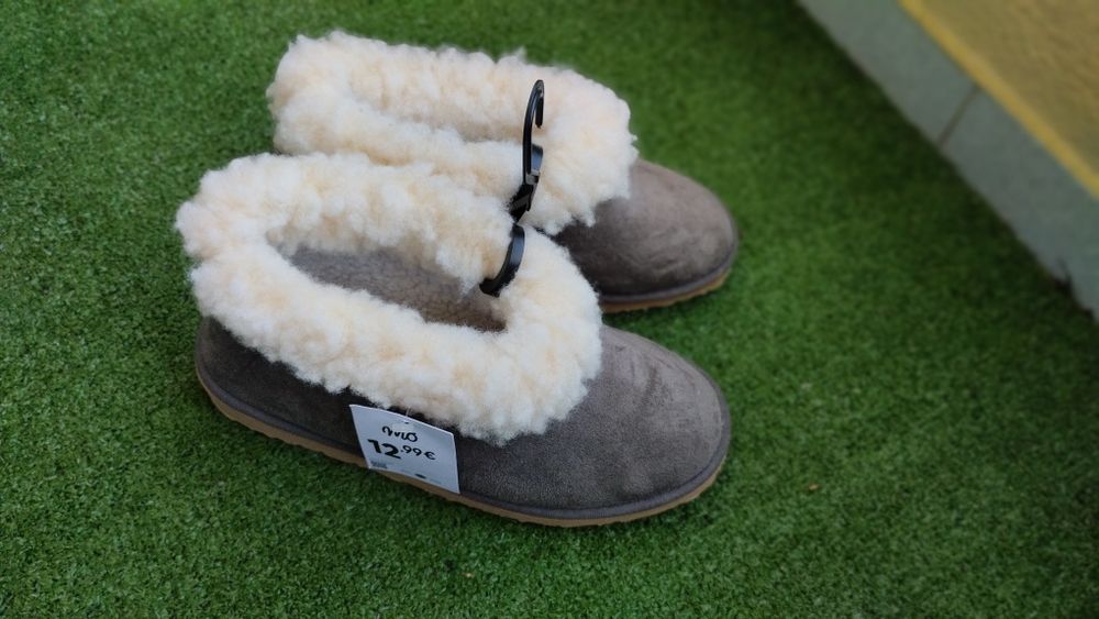 Pantufas cinzentas