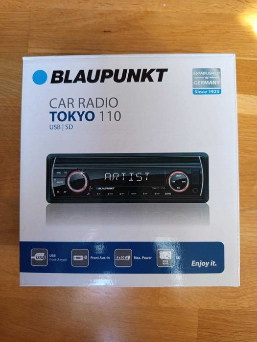 Radio samochodowe Blaupunkt Tokyo 110, USB SD AUX, 4x50W