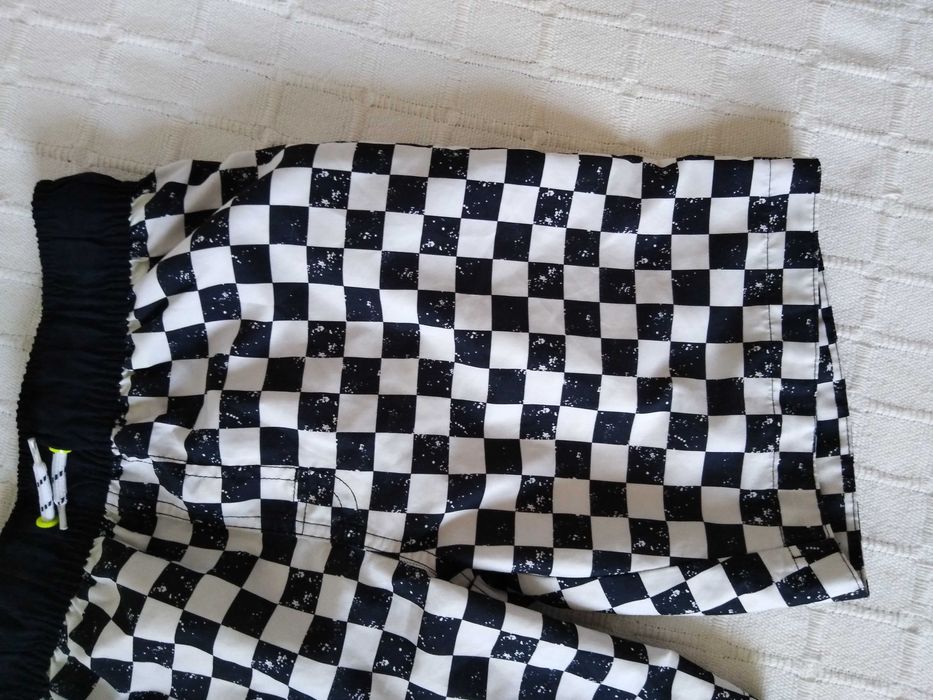 Calções Padrão Quadriculado Primark 11-12 Years Old